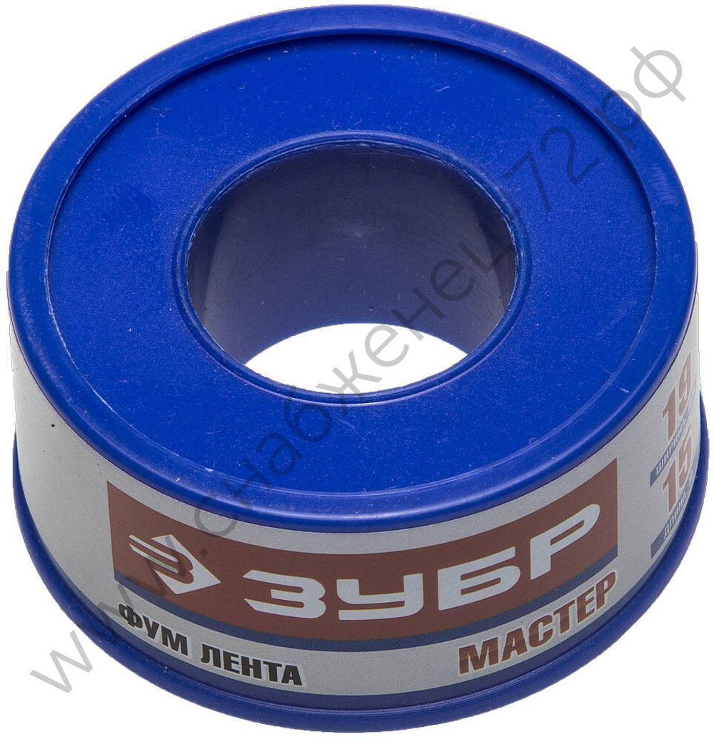 ЗУБР 0,1 мм х 19 мм х 15 м, 0,25 г/см3, Фум лента (12373-19-025)