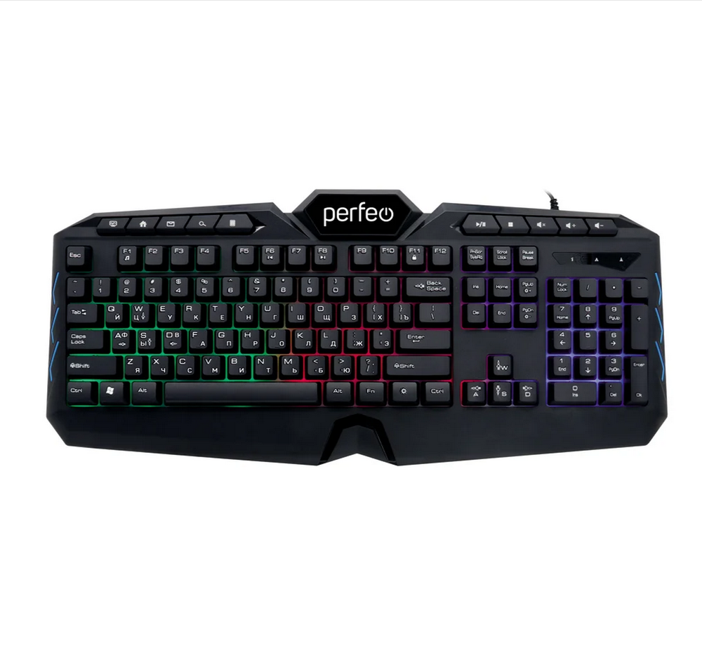 Клавиатура игровая проводная Perfeo VISION Multimedia USB