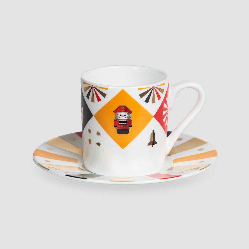 Кофейная пара «Щелкунчик» 120 мл в подарочной коробке