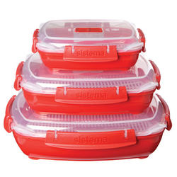 Контейнер низкий 1.3л Sistema Microwave