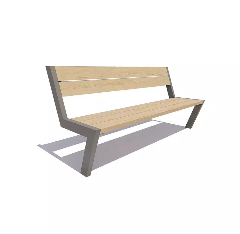 Скамейка «Печора» сосна 2,0м, лак