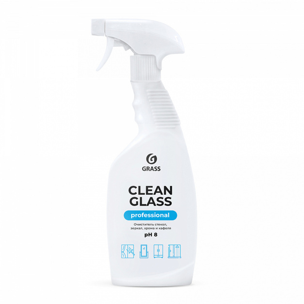 Средство для Чистки Стекол и Зеркал Clean Glass Professional 0,6л