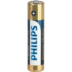Батарейки Philips LR03M4B/51 ААА алкалиновые 1,5v 4 шт. LR03-4BL Premium (4/48/144/25920) | Philips
