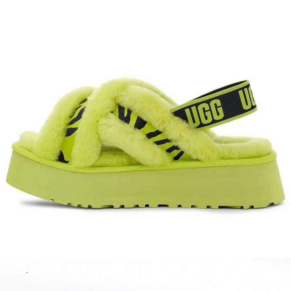 UGG Disco Cross Slide Key Lime