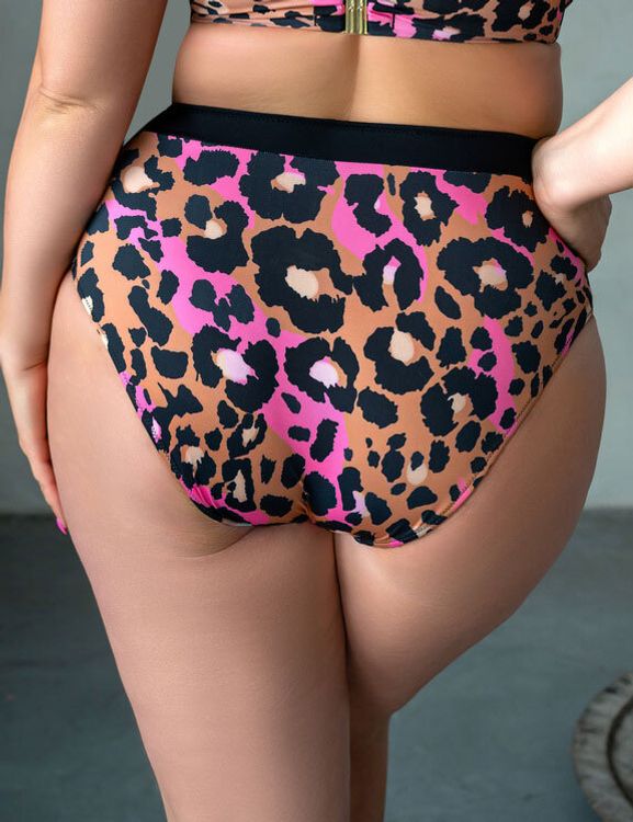 Плавки Kris Line Kenya слипы High Waist (леопард)