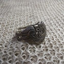 Кольцо "Скифский волк"