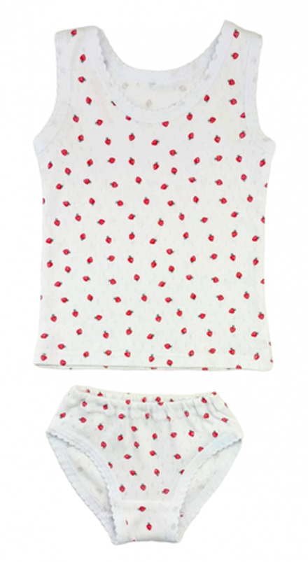 Гарнитур для девочки 055/33 землянички