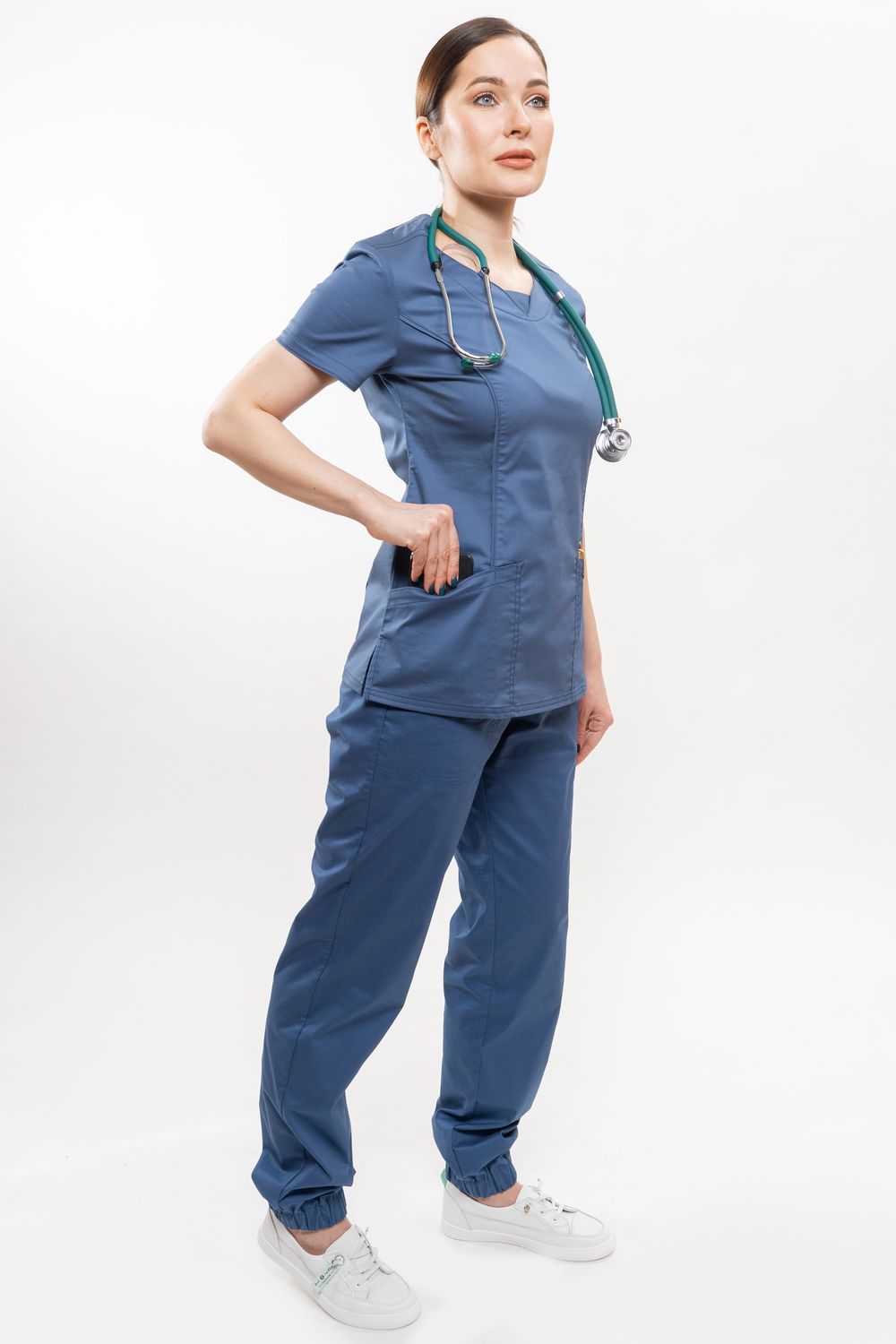 Медицинский топ Доктор Чехов арт. 5140 Navy