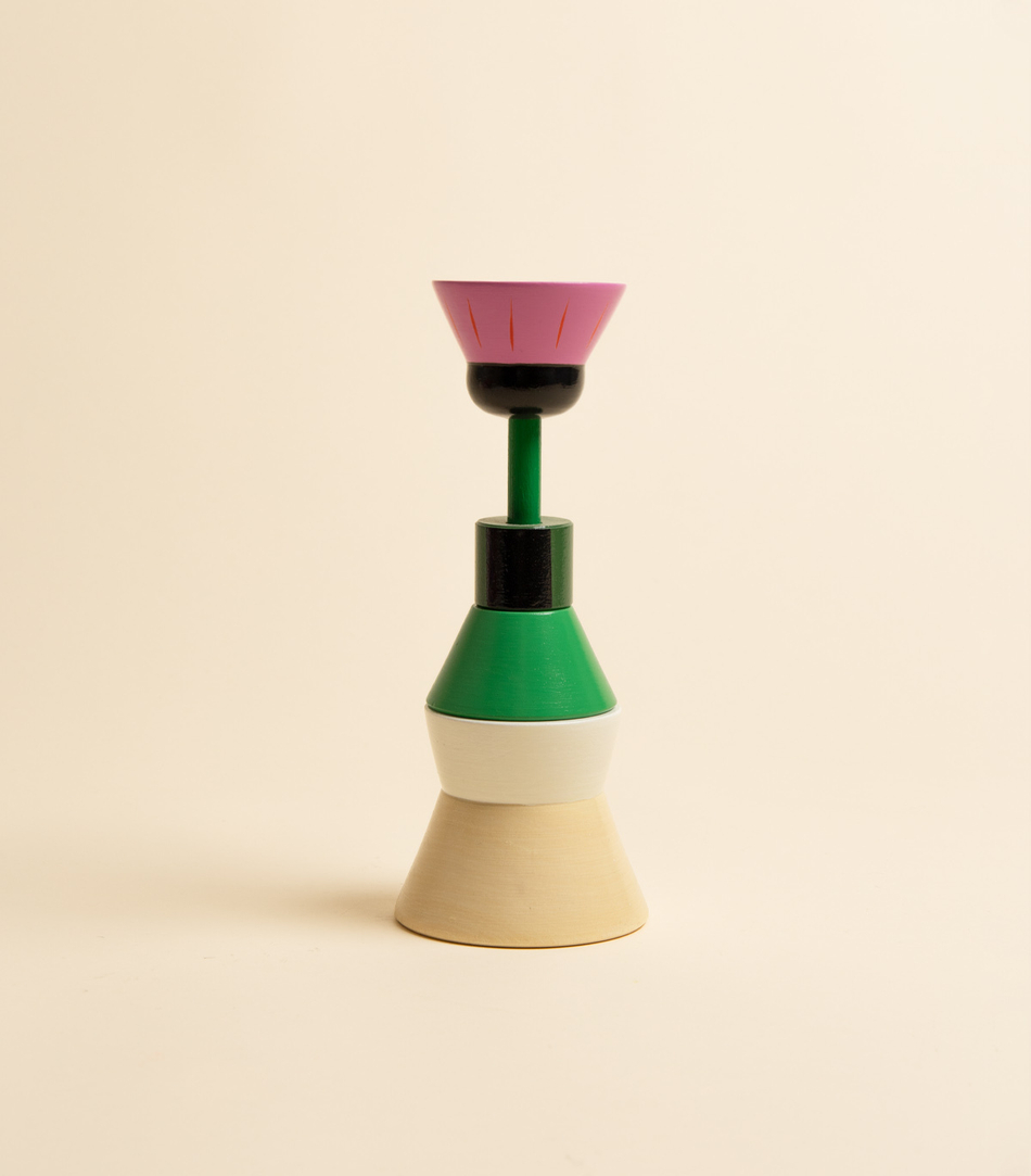 Пирамидка–ваза – Bloom | Kotok toys