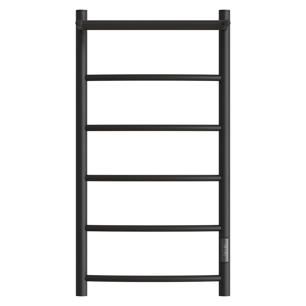 купить Полотенцесушитель электрический Point Афина PN04848PB П5 400x800 с полкой, диммер справа, черный