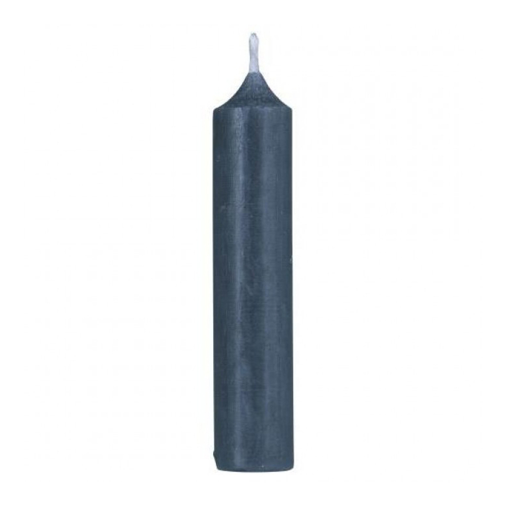 Свеча dusty blue rustic