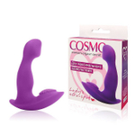 Фиолетовый G-вибромассажер с шипиками на основании - 10,5 см. (Цвет: фиолетовый)