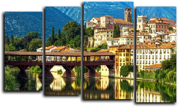 Модульная картина "Бассано-Дель-Граппа"