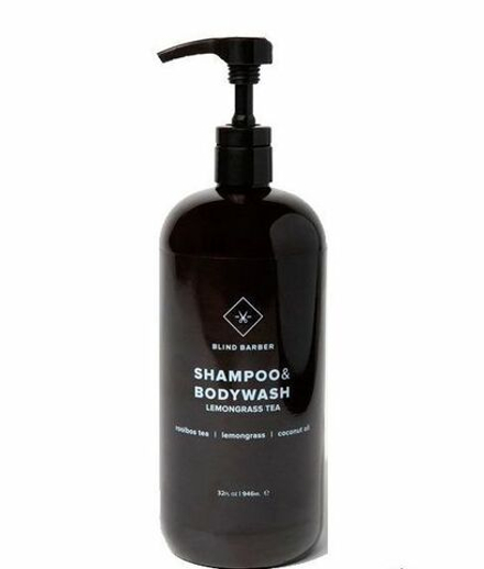 Blind Barber Shampoo & Body Wash Lemongrass- Tea - Шампунь и гель для душа 1000 мл
