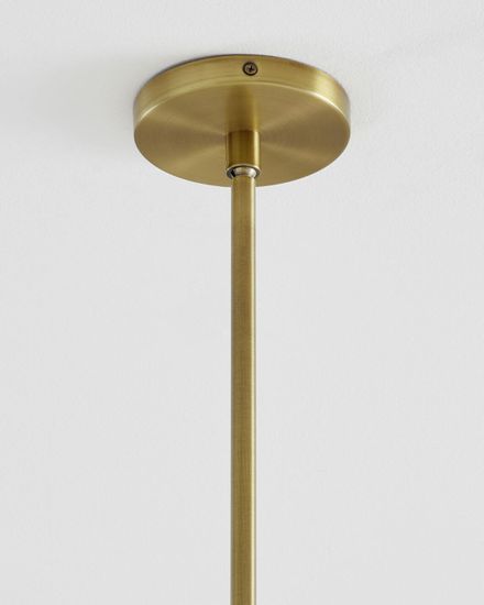 Золотая круглая люстра “Асуан”