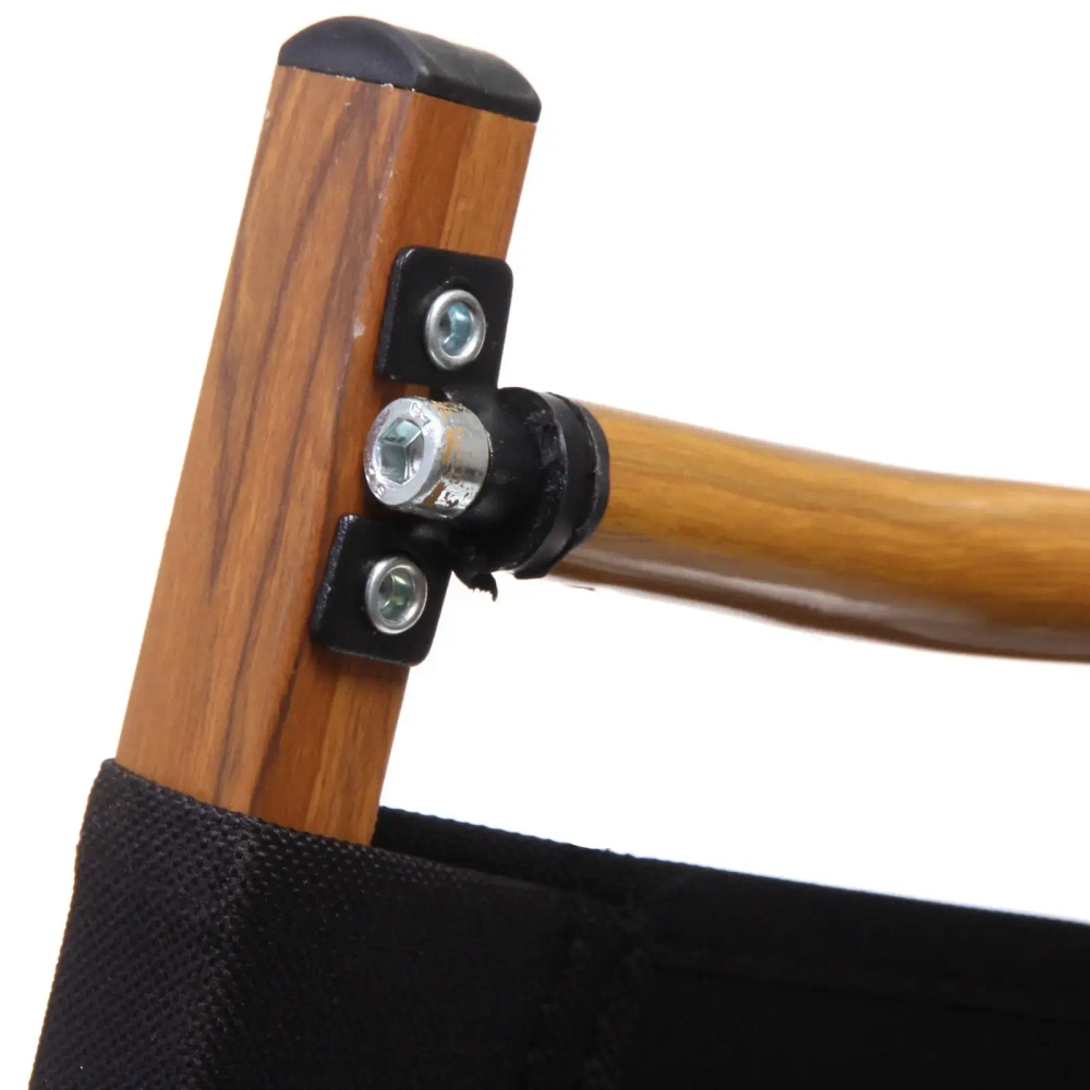 Кресло складное с подлокотниками до 100 кг DC-6006, 54*50*78 см, цвет: чёрный, каркас алюминий, ТуристМастер