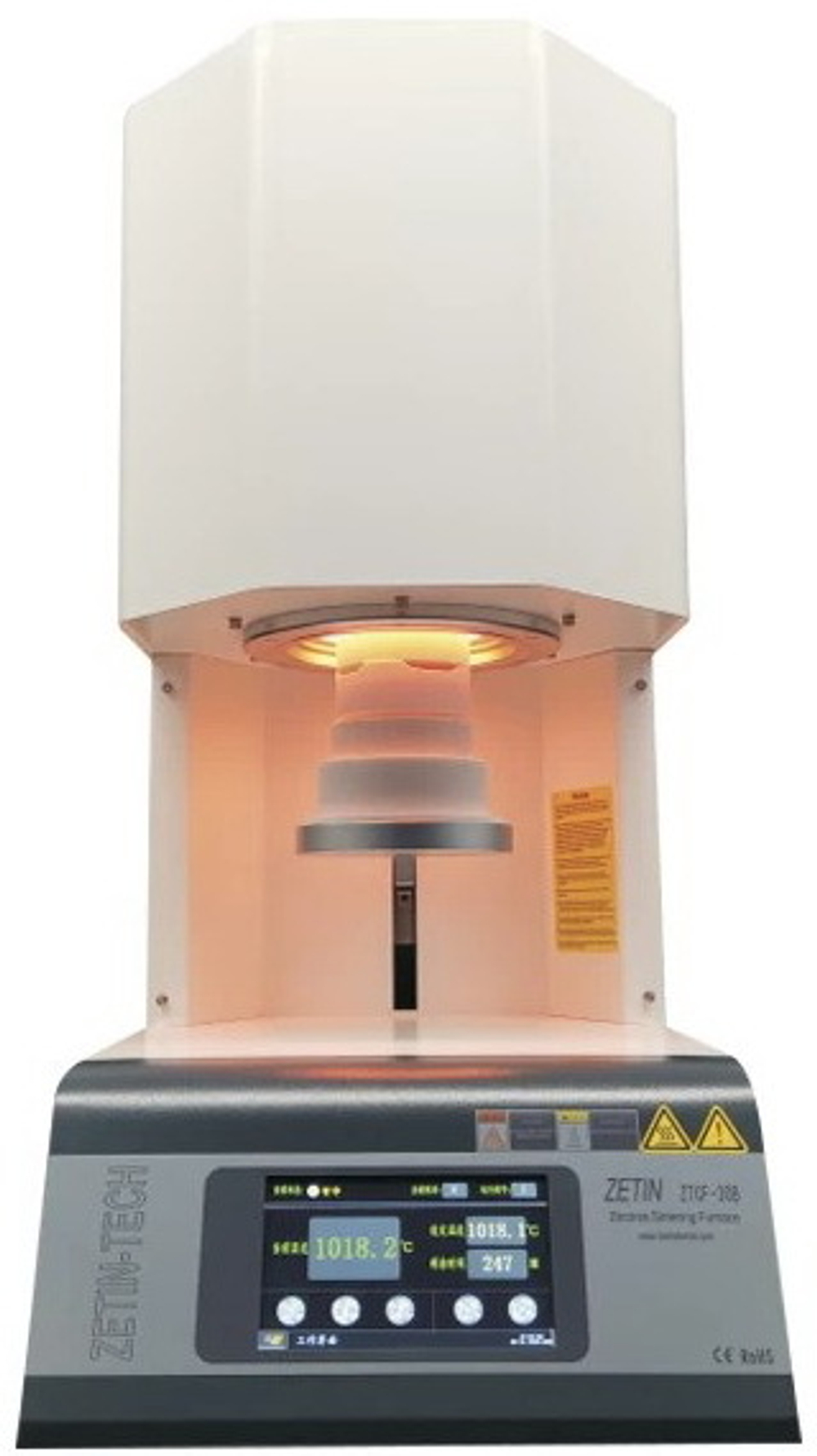 Печь для синтеризации циркония Zetin-Tech ZTCF-30B SiC