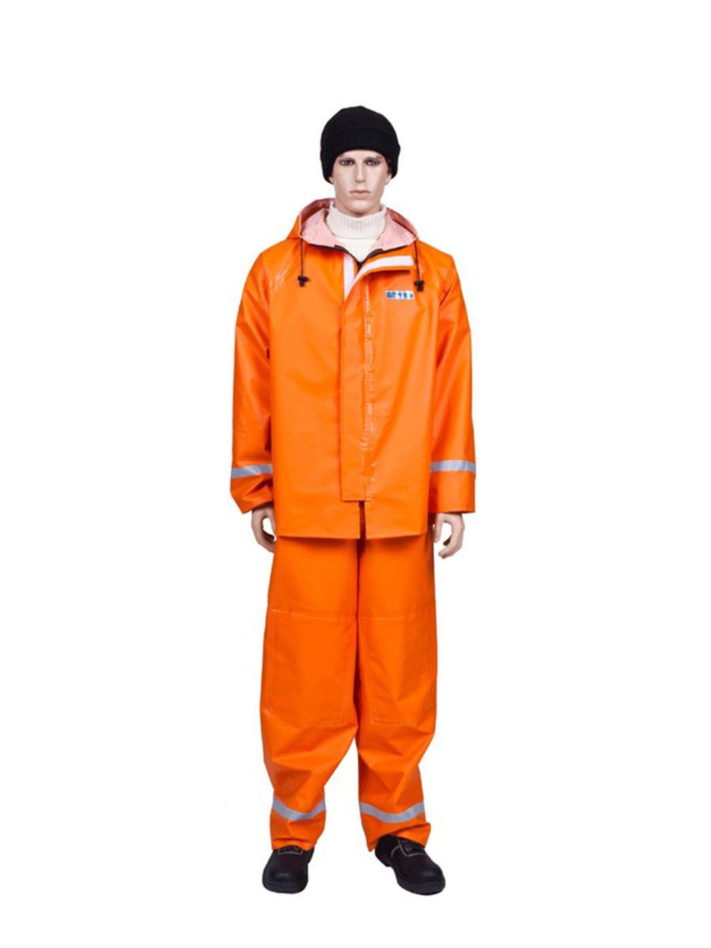 Костюм для защиты от воды TM Waterproofline Fisherman's WPL, ПВХ 500 г/м, оранжевый, 54-56