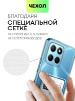 Чехол BROSCORP для Honor X6;Honor X8 5G (арт. HW-HX6-TPU-01-POCKET)