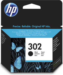 HP 302 Подлинный Черный 1 шт F6U66AE#301