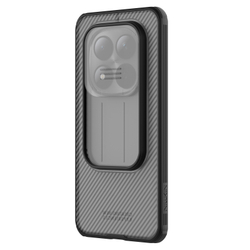Чехол прозрачный тонированный для Xiaomi Redmi Note 15 Pro+ 5G и Poco M8 Pro 5G, серия CamShield Pro (защитная сдвижная шторка для камеры) от Nillkin
