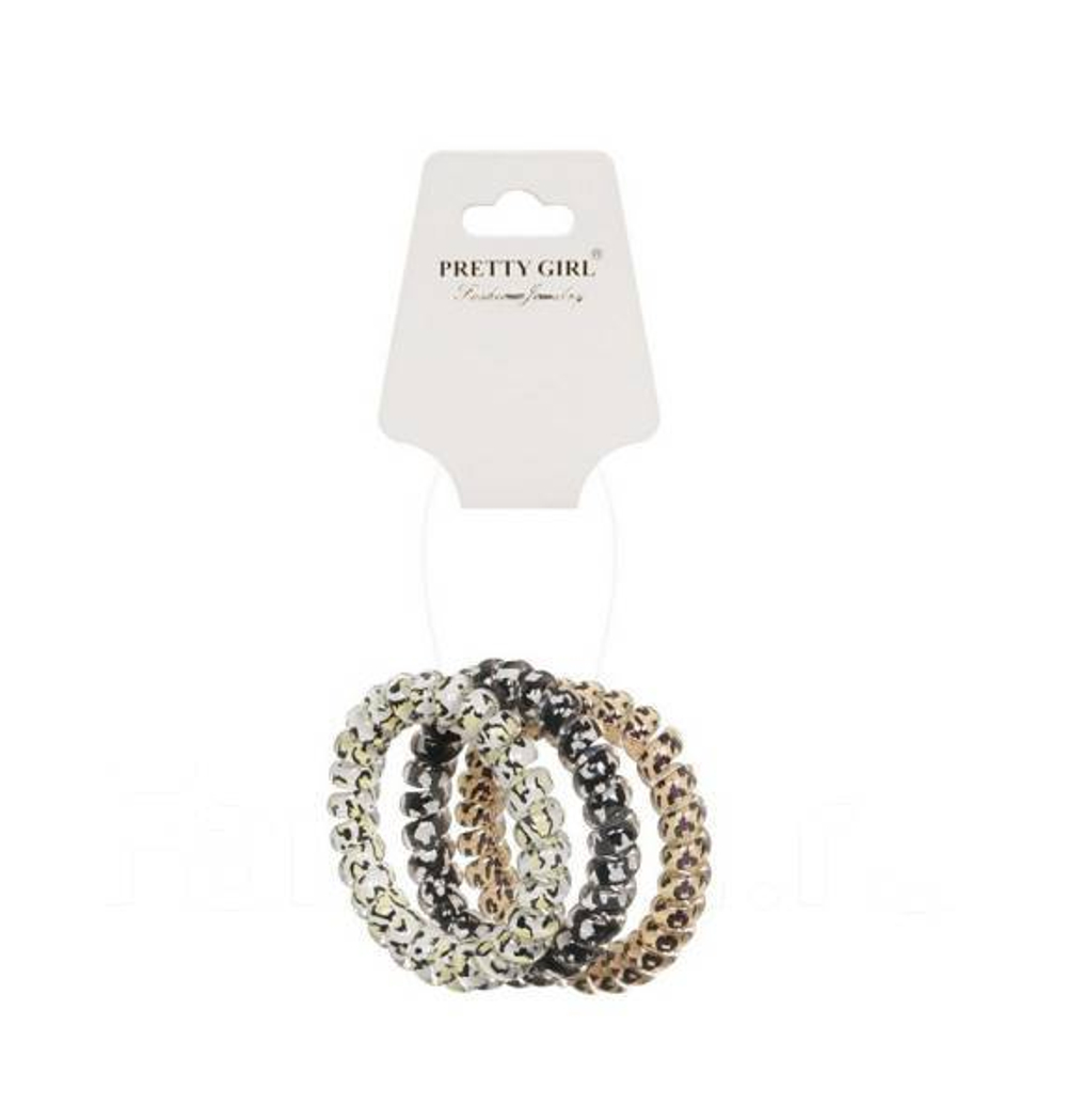 Pretty Girl 24-29003 Резинки-пружинки набор (3 шт), серый (*12*900)