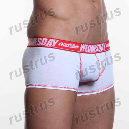 Мужские трусы хипсы белые Aussiebum Wednesday AB00007