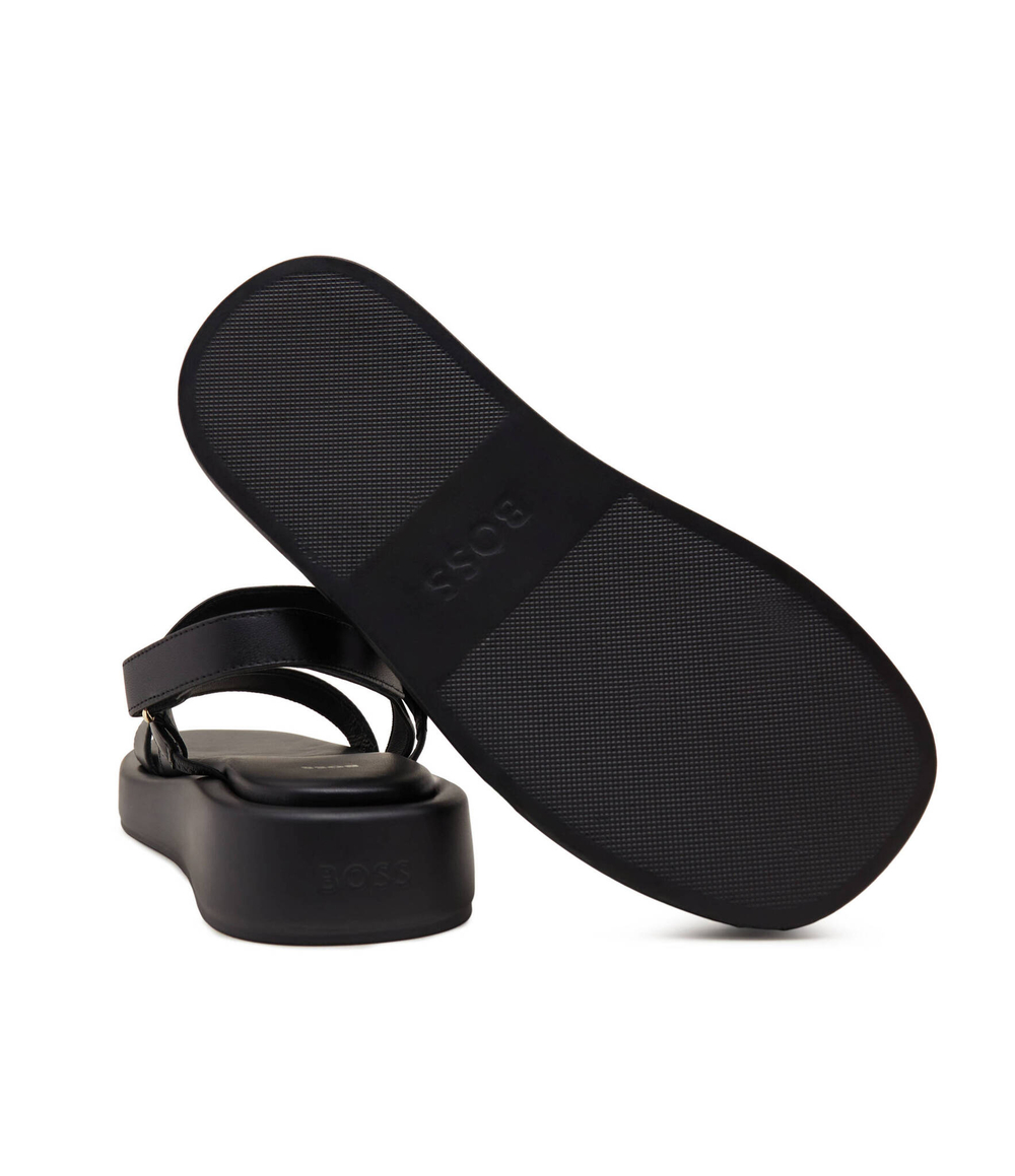 Кожаные босоножки scarlet BOSS BLACK - черный(50513299)