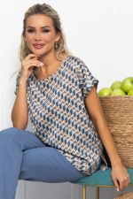 Блуза Покоряя сердца (мультиколор) Б13541-1М LT Collection