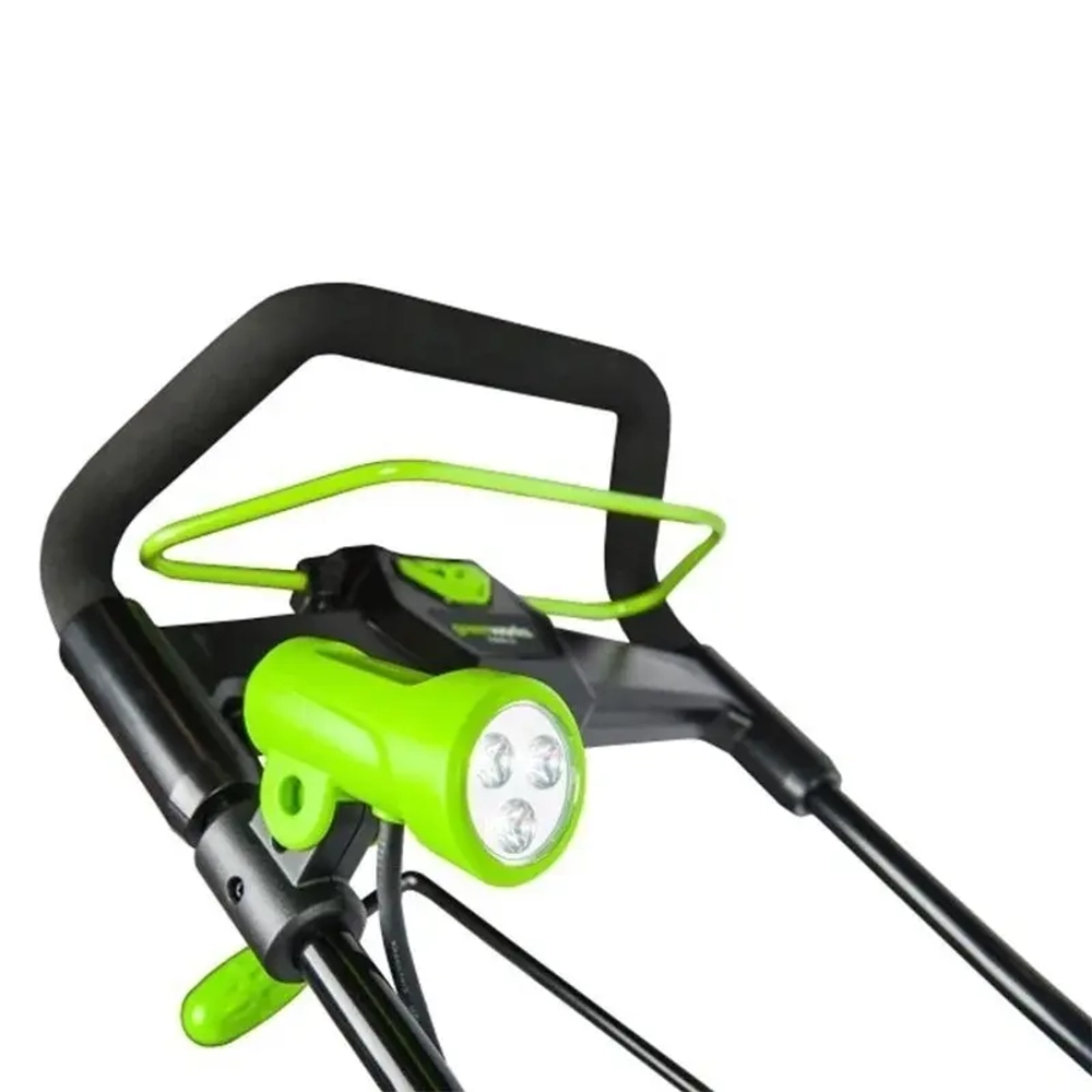 Greenworks GD40ST 40В аккумуляторный снегоуборщик (без АКБ и ЗУ) ковш 51 см, выброс 6 м 2600007