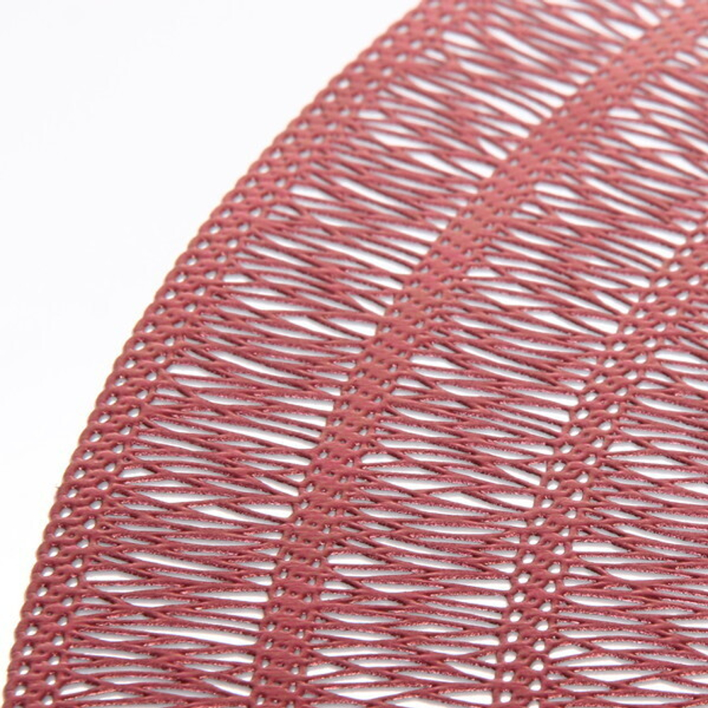 Салфетка на стол 38см «Бесконечность» розовая