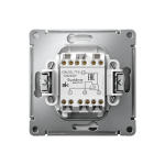 ARTGALLERY Перекрестный ПЕРЕКЛЮЧАТЕЛЬ, 10АХ, механизм, быстрозажим. клем., СТАЛЬ