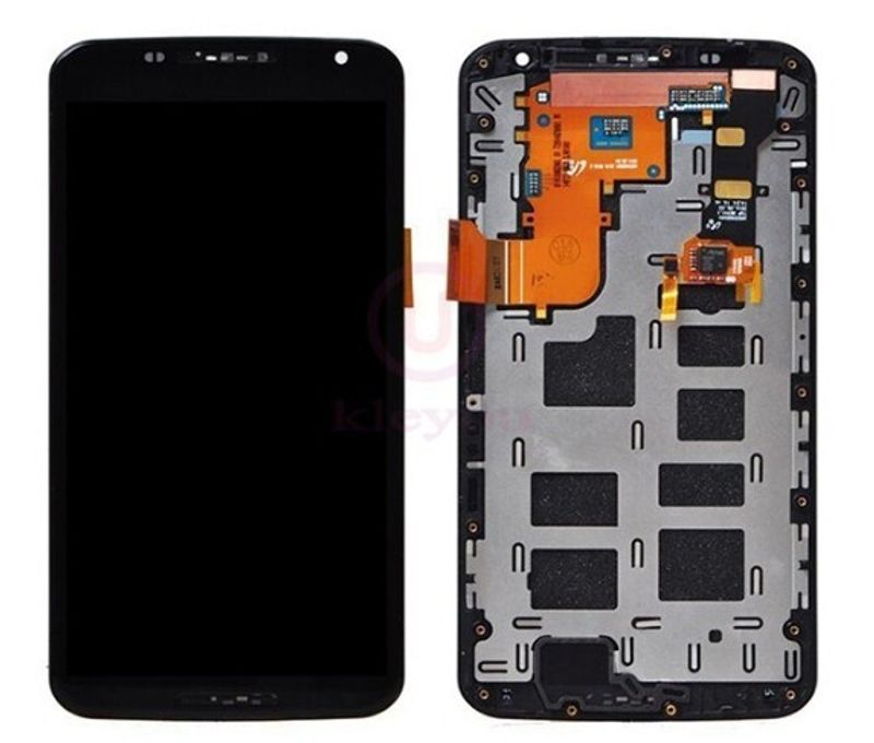 Дисплей для Motorola Nexus 6 в сборе с тачскрином на рамке (Black)