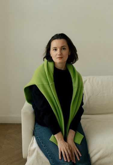 Джемпер Л.Т., 100% шерсть ягнёнка, цвет блюмарин.