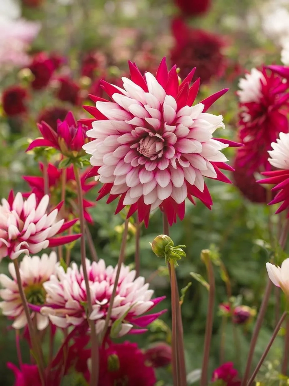 Георгин декоративный Ребеккаc Ворлд