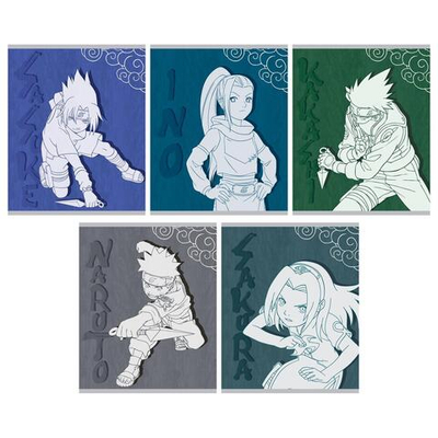 Тетрадь А5 48л. кл. "Naruto" (Академия групп)