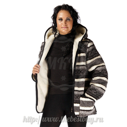 Женская куртка Скандинавка  - разм. 42-54  (мод.903) - черная