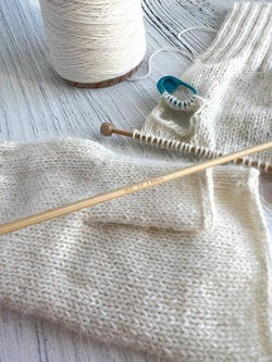 Трикотажная пряжа ангорка