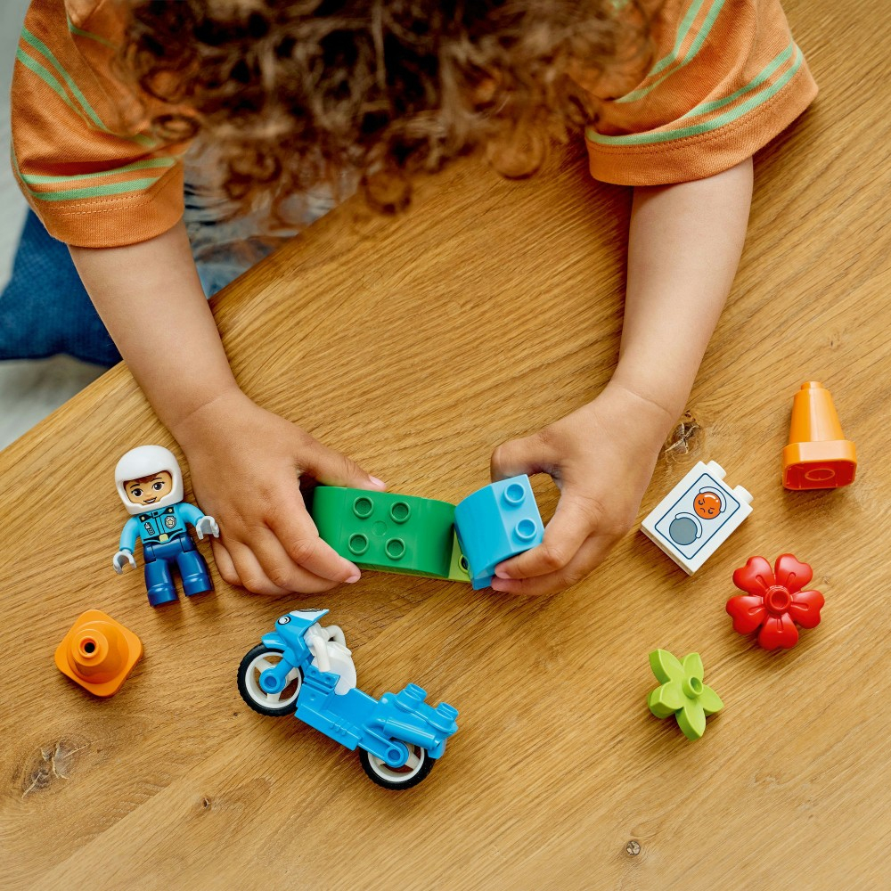 LEGO DUPLO - Синий полицейский мотоцикл 10471