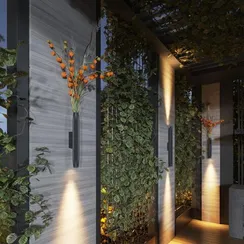 7141/12WL NATURE ODL25 Настенный светильник черный/металл IP65 LED 12W 629Лм 38° 3000K 85-265V JUG