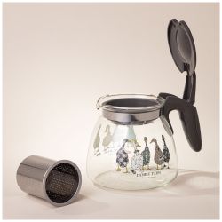 ЗАВАРОЧНЫЙ ЧАЙНИК AGNESS С ФИЛЬТРОМ "FAMILY FARM" 900 МЛ.