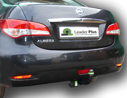 Фаркоп(прицепное) Лидер-Плюс для NISSAN ALMERA (RU) G11 Россия (седан) 2012-...(паспорт и сертификат в комплекте)(без электрики)N120-A