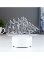 Светильник «Фрегат» LED RGB от сети 9.5×15×16 см RISALUX