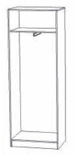 Шкаф ЯМАЙКА Япш-1 ясень шимо / дуб сонома