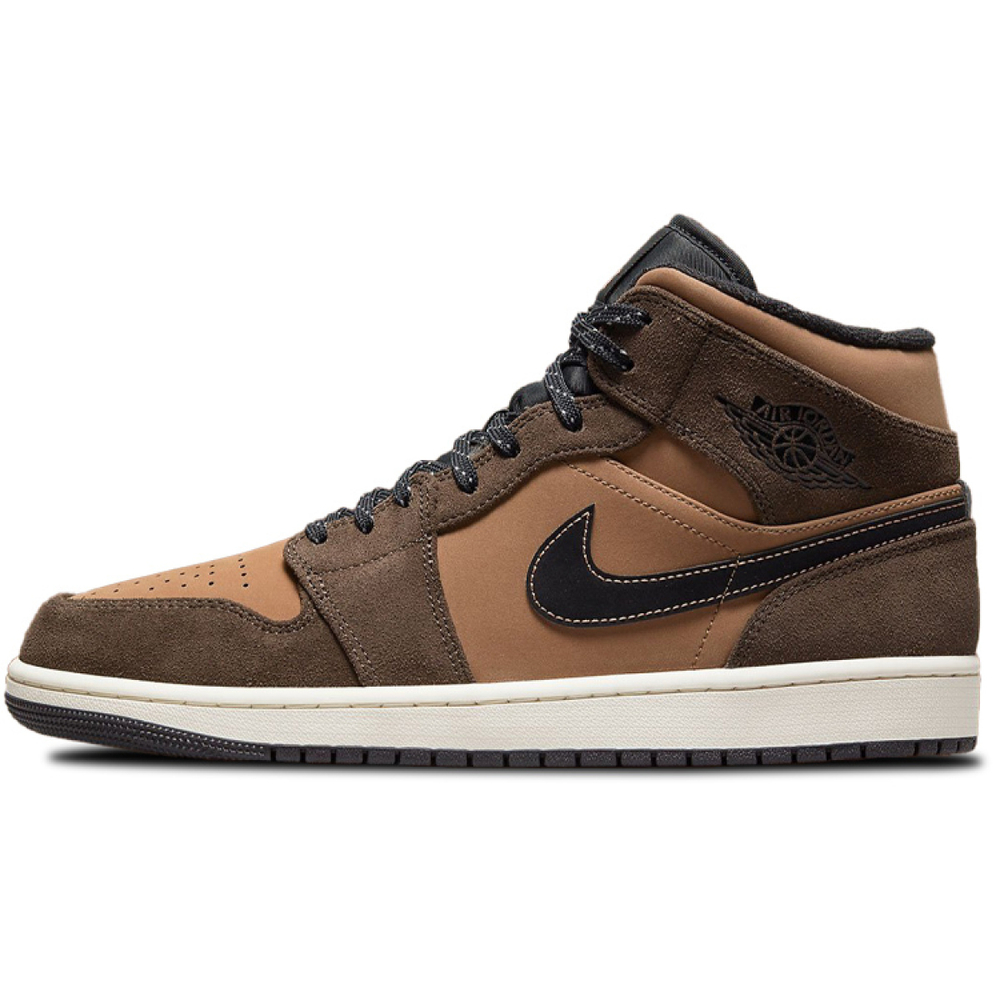 Кроссовки Air Jordan 1 Mid SE Dark Chocolate