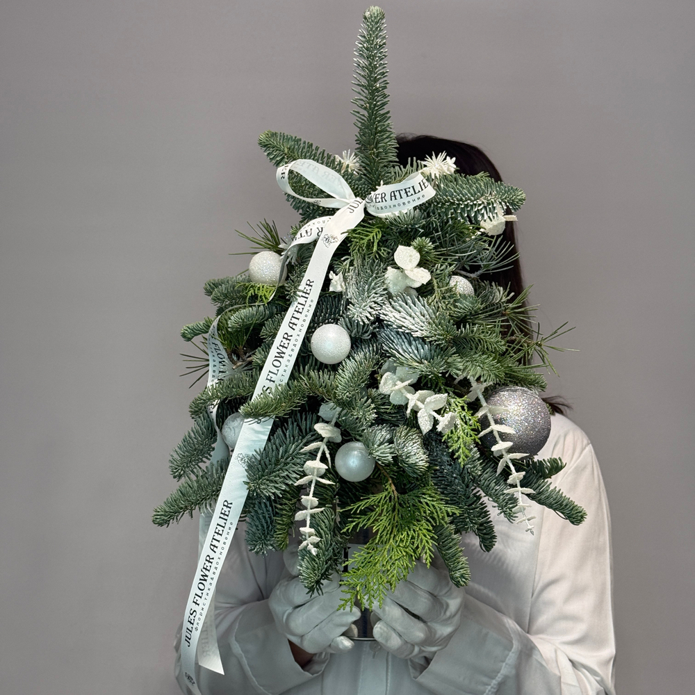 «Снежное королевство» новогодняя композиция с нобилисом