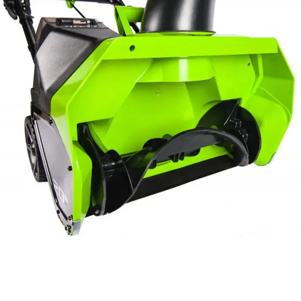 Greenworks GD40SB 40В аккумуляторный снегоуборщик (1 x 4 Ач, ЗУ) ковш 51 см, выброс 6 м 2600607