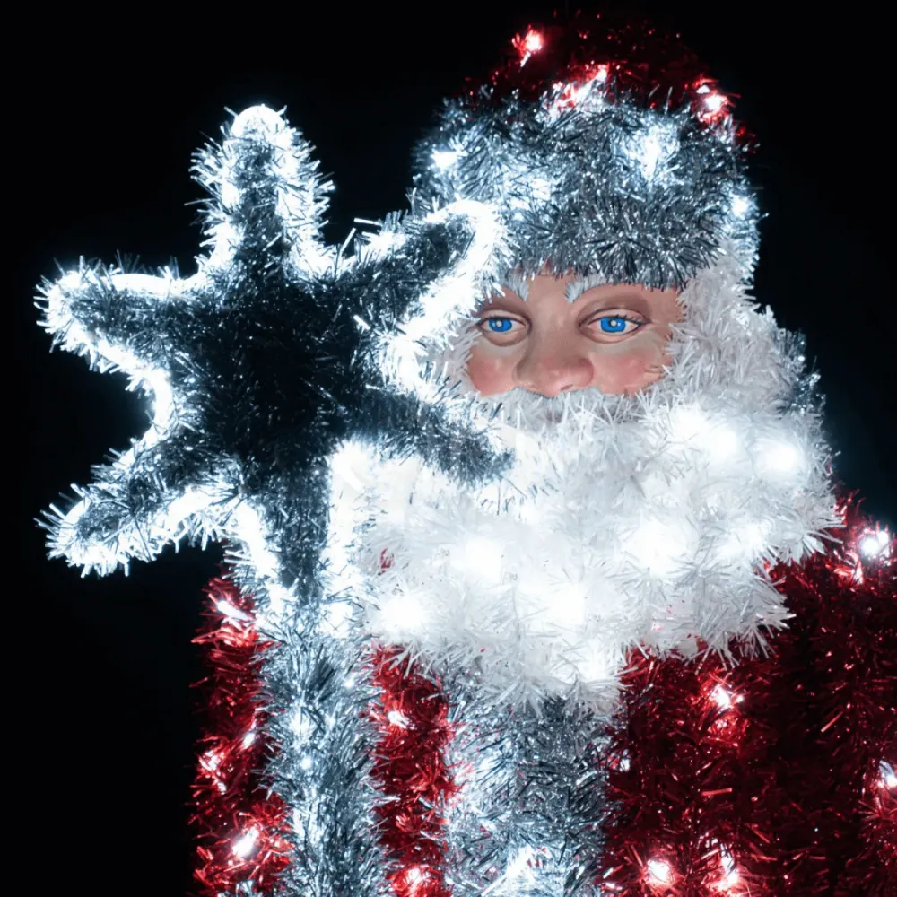 Светодиодная фигура "Дед Мороз Искристый"