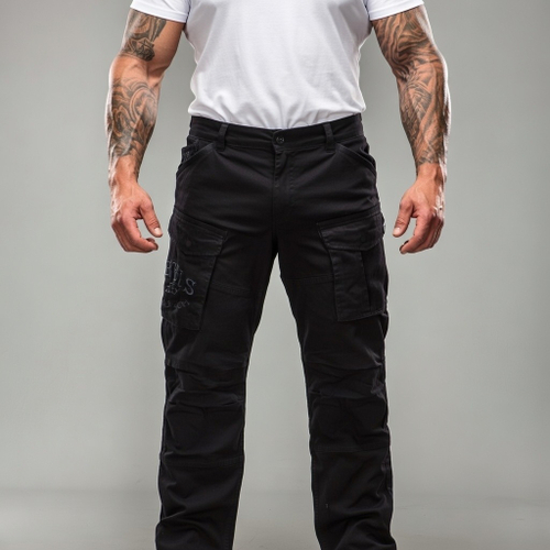 Карго штаны черные Yakuza Premium 3952
