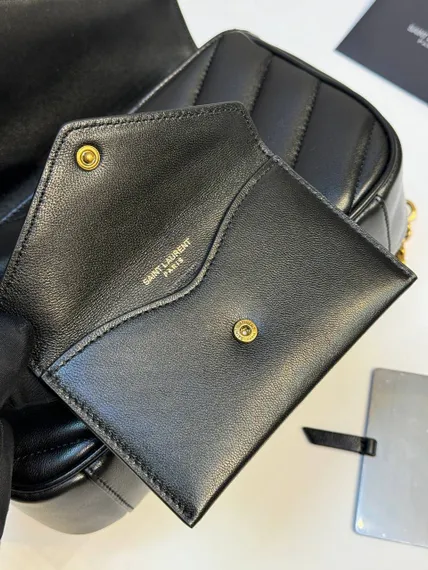 Сумка Saint Laurent Loulou, черный